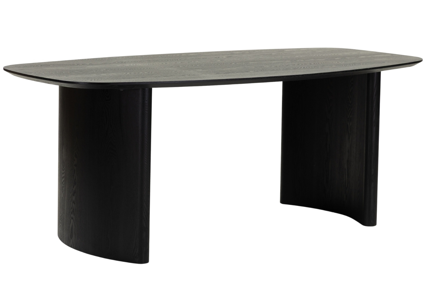 Nova Nook Černý dřevěný jídelní stůl Maris 200 x 100 cm