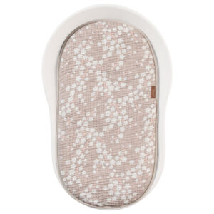 Růžový mušelínový polštář na přebalovací podložku Quax Mamee