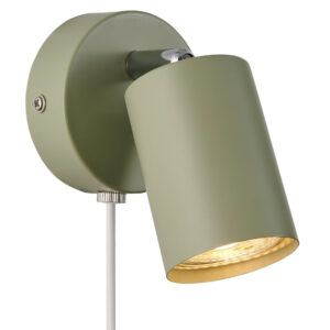Nordlux Zelené kovové nástěnné světlo Explore