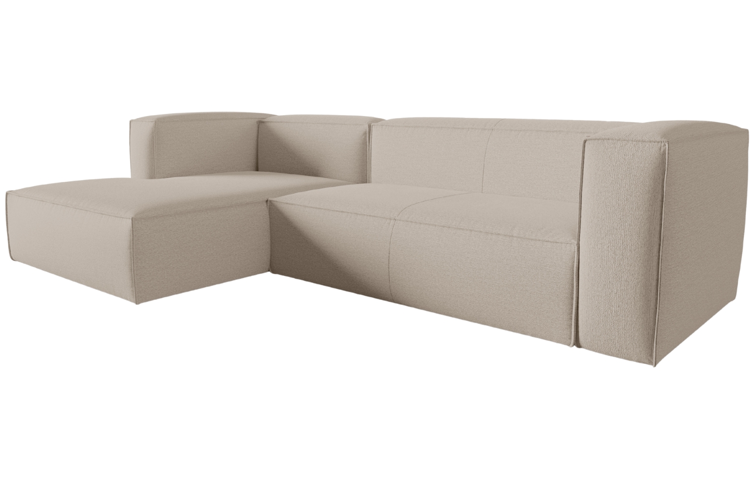 Cosmopolitan Design Béžová rohová pohovka Mackay 282 cm