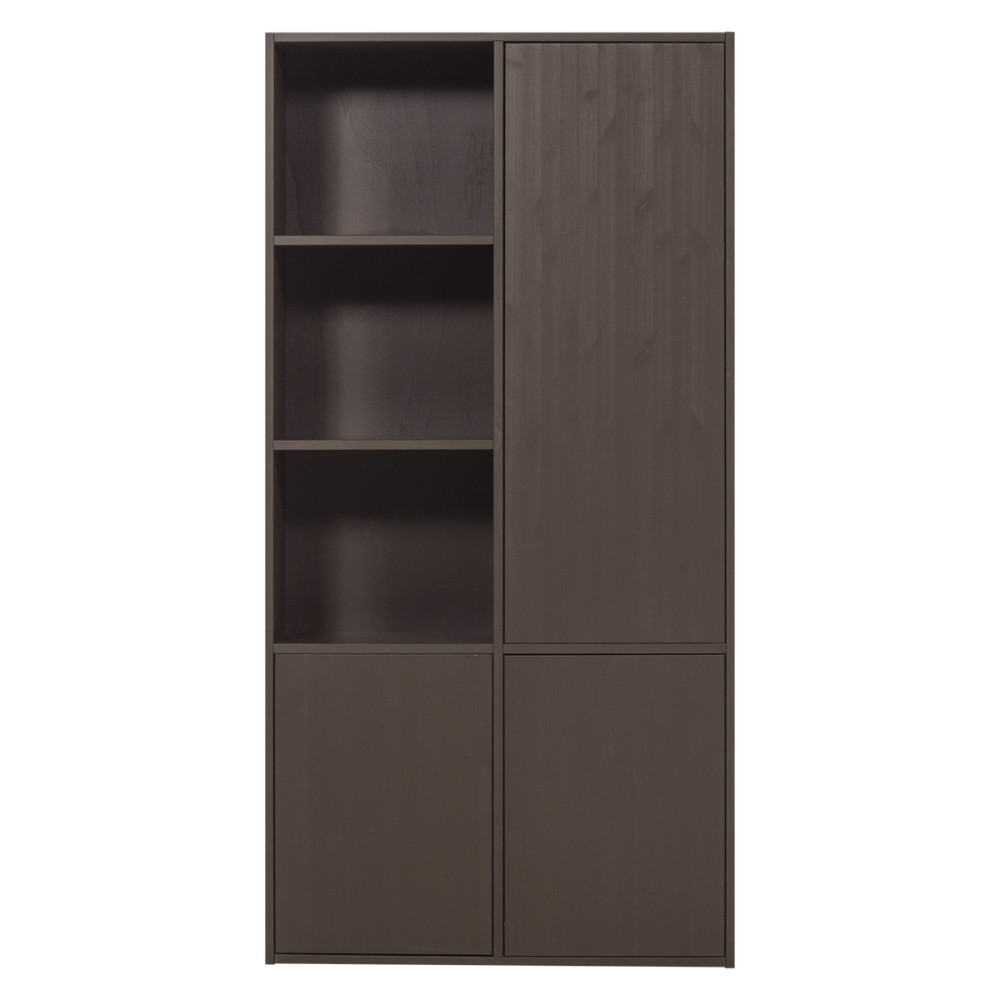 WOOOD Hnědá dřevěná modulární skříň Meggy 215 x 108 cm