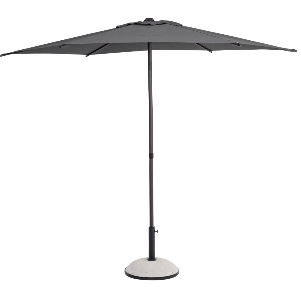 Bizzotto Šedý slunečník Samba Ø 270 cm