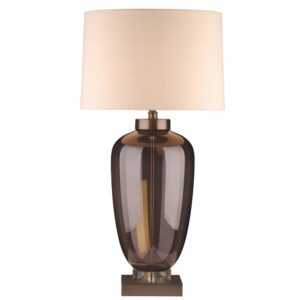 Richmond Hnědá skleněná stolní lampa Monsoe 78 cm