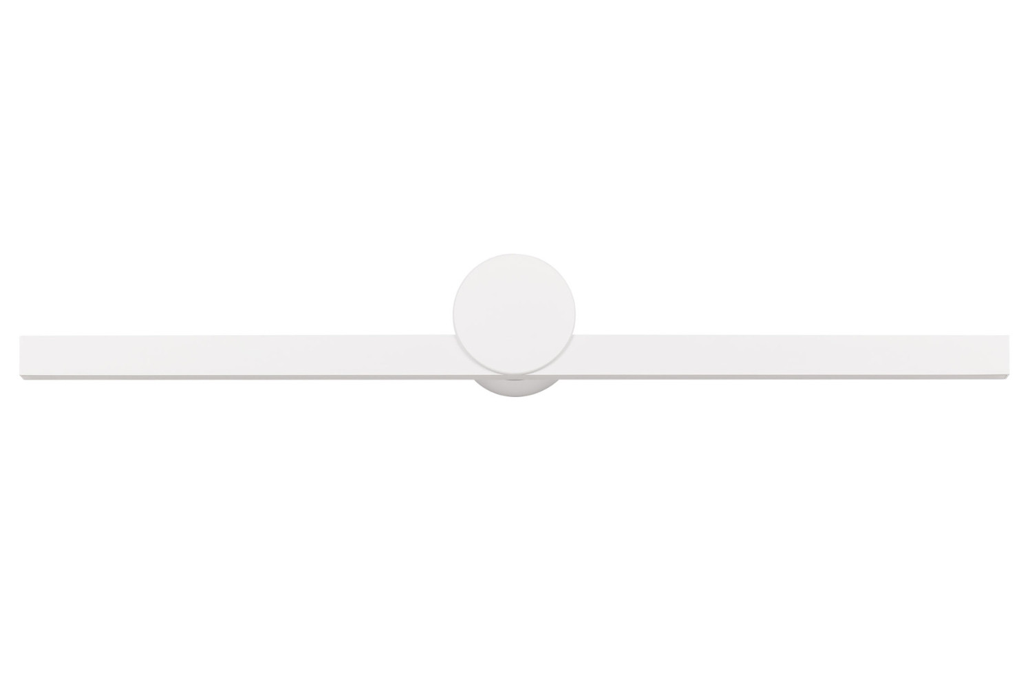 Nova Luce Bílé kovové nástěnné LED světlo Breggo 61 cm