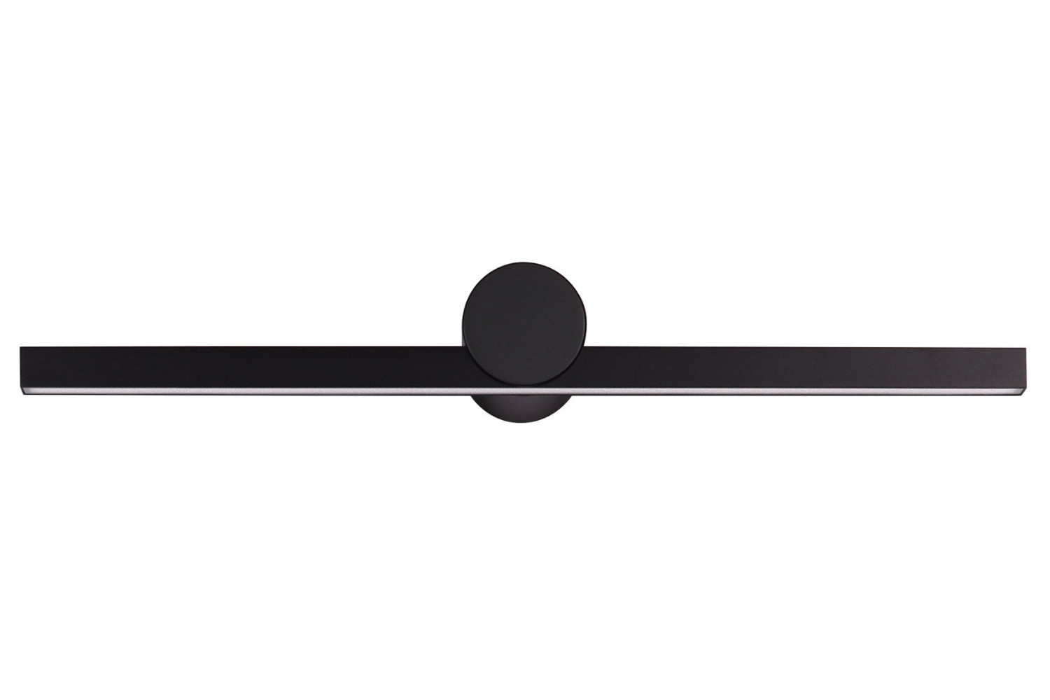 Nova Luce Černé kovové nástěnné LED světlo Breggo 61 cm