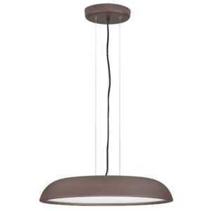 Nova Luce Hnědé kovové závěsné LED světlo Felicia 60 cm