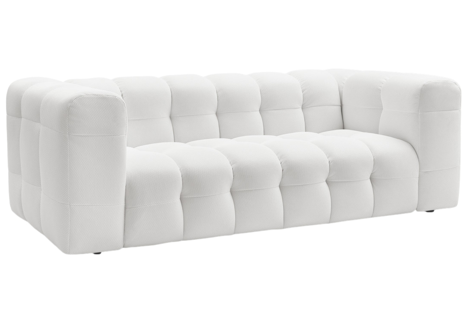 Bobochic Paris Bílá trojmístná pohovka Cloud 232 cm