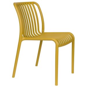 Housecraft Living Žlutá plastová zahradní židle Mante