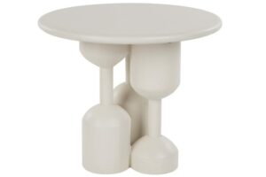 Housecraft Living Béžový odkládací stolek Dec ø 55 cm