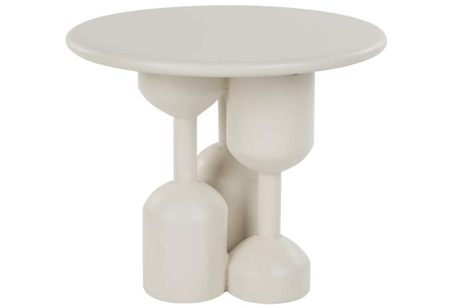 Housecraft Living Béžový odkládací stolek Dec ø 55 cm