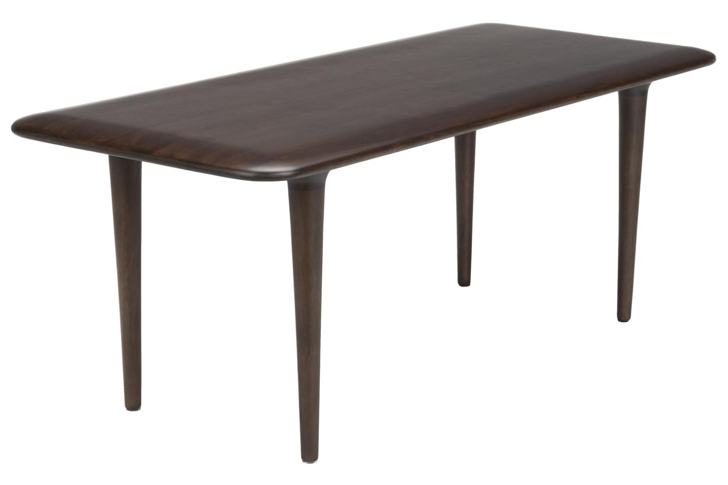 Dutchbone Tmavě hnědý dřevěný konferenční stolek ELROY 110 x 38 cm