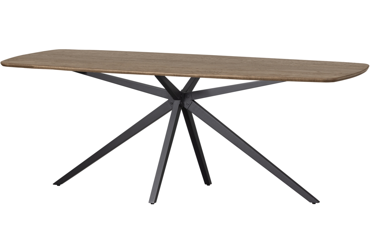 WOOOD Hnědý dubový jídelní stůl Tablo 220 x 100 cm