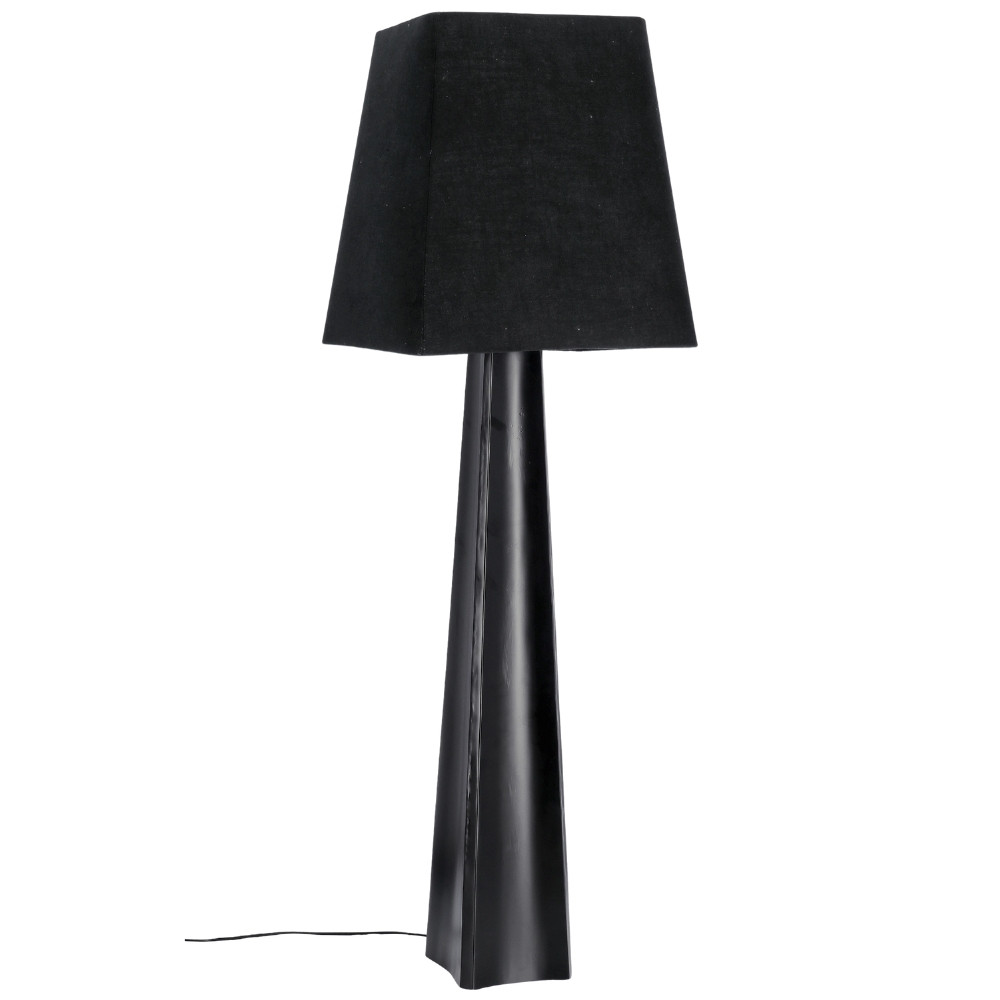 Bizzotto Černá stojací lampa Tripura 151 cm