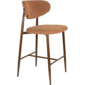 Housecraft Living Terakotová čalouněná barová židle NOOR 66 cm