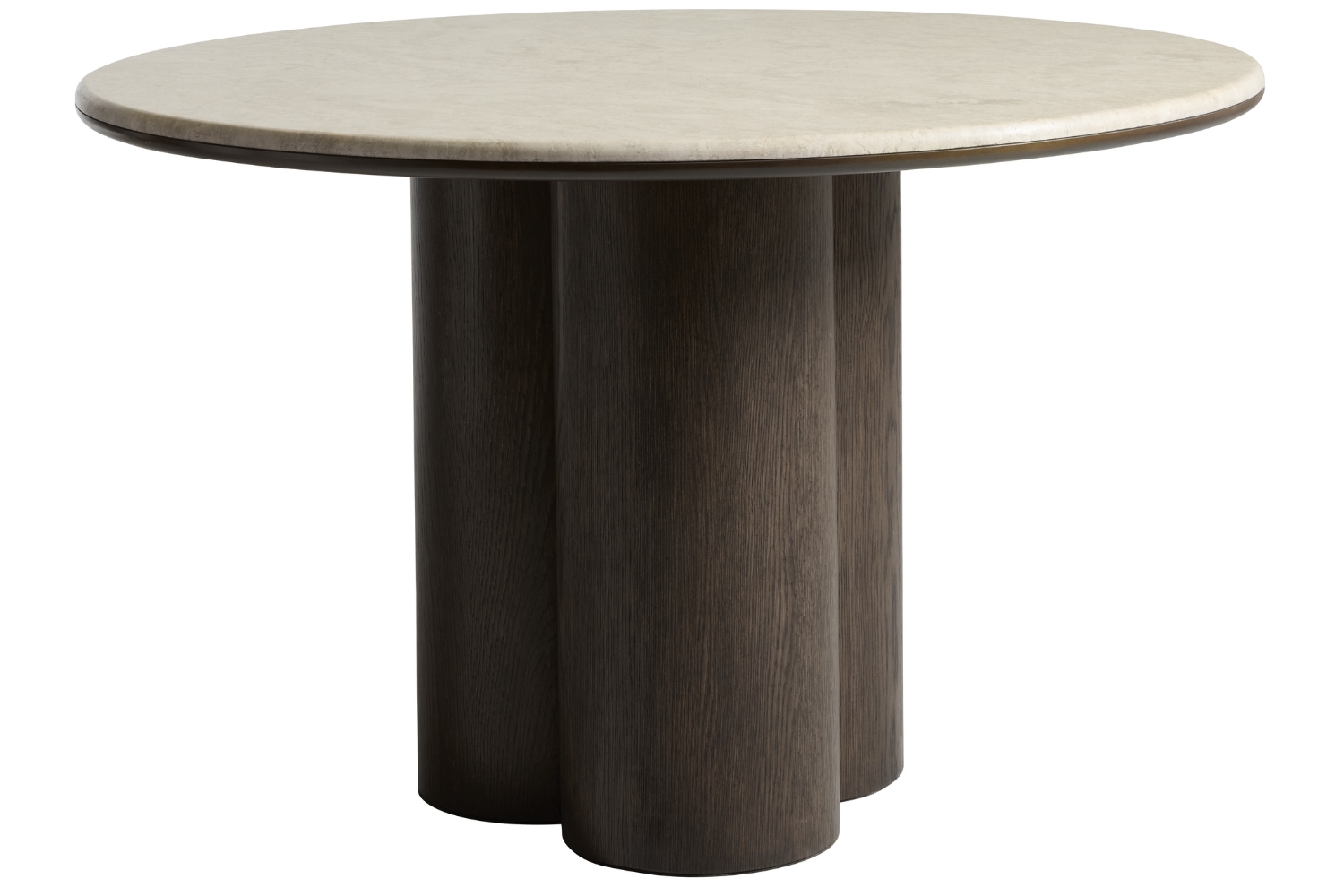 Unique Furniture Béžový mramorový jídelní stůl Piazze 120 cm