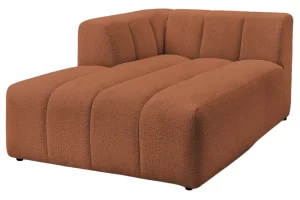 Bobochic Paris Terakotově oranžová bouclé lenoška Annecy 170 cm
