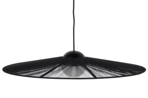 Zuiver Černé bavlněné závěsné světlo BELLE ⌀65 cm