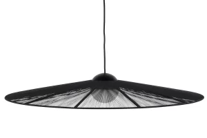 Zuiver Černé bavlněné závěsné světlo BELLE ⌀80 cm