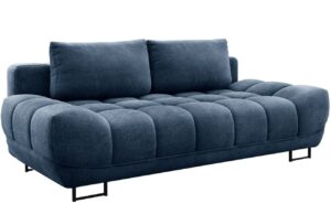 Windsor & Co Tmavě modrá rozkládací pohovka Cirrus 215 cm