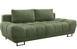 Windsor & Co Zelená rozkládací pohovka Cirrus 215 cm