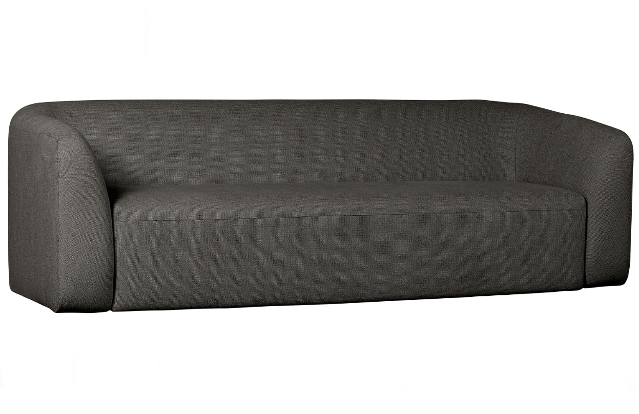 WOOOD Tmavě šedá třímístná pohovka Kargo 240 cm