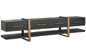 Richmond Dubový TV stolek Cambon 240 x 45 cm
