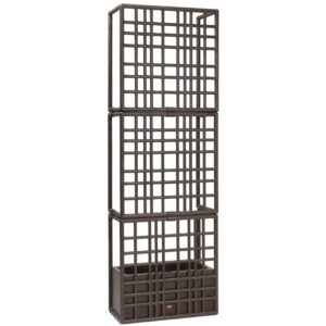 Nardi Hnědá plastová samonosná živá stěna Sipario 211 x 71 cm