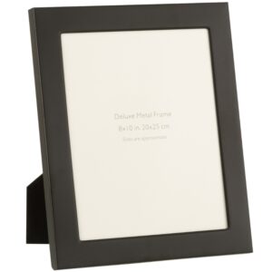 Černý kovový fotorámeček J-Line Sabon 29 x 26 cm