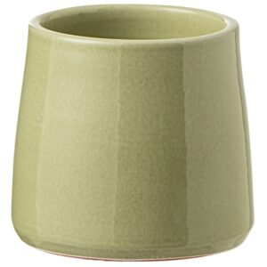Zelený keramický květináč J-line Valen 14 cm