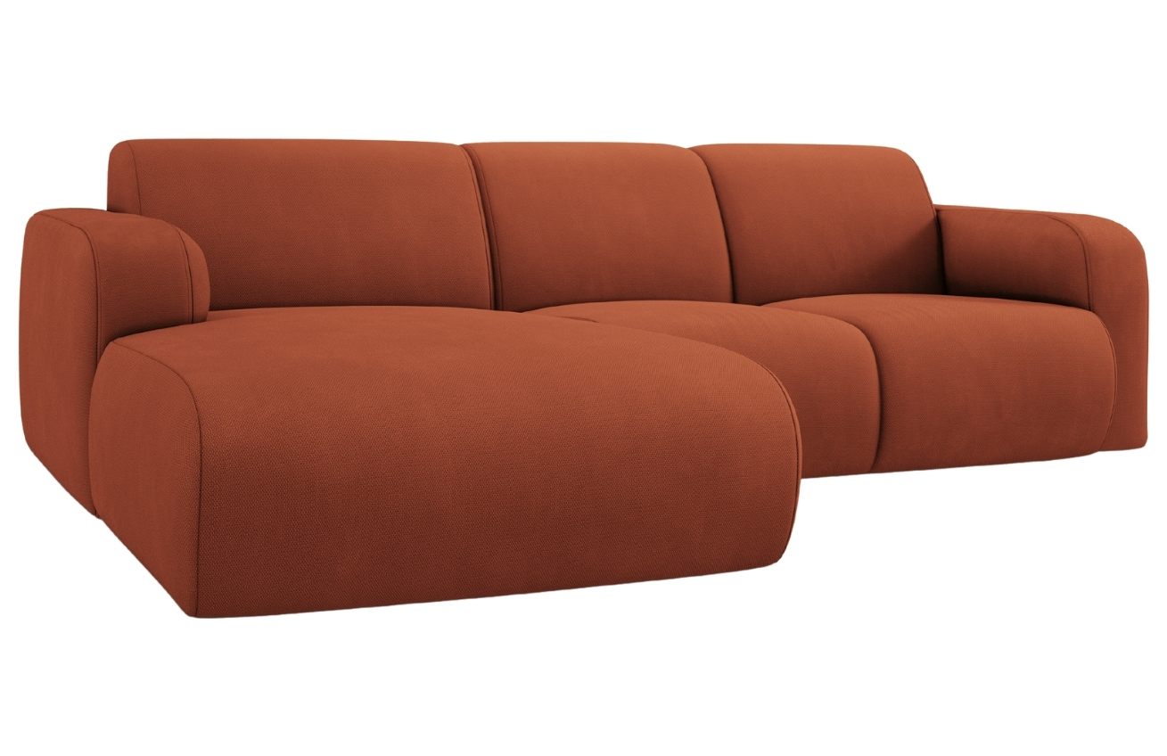Windsor & Co Oranžová rohová pohovka Lola 250 cm