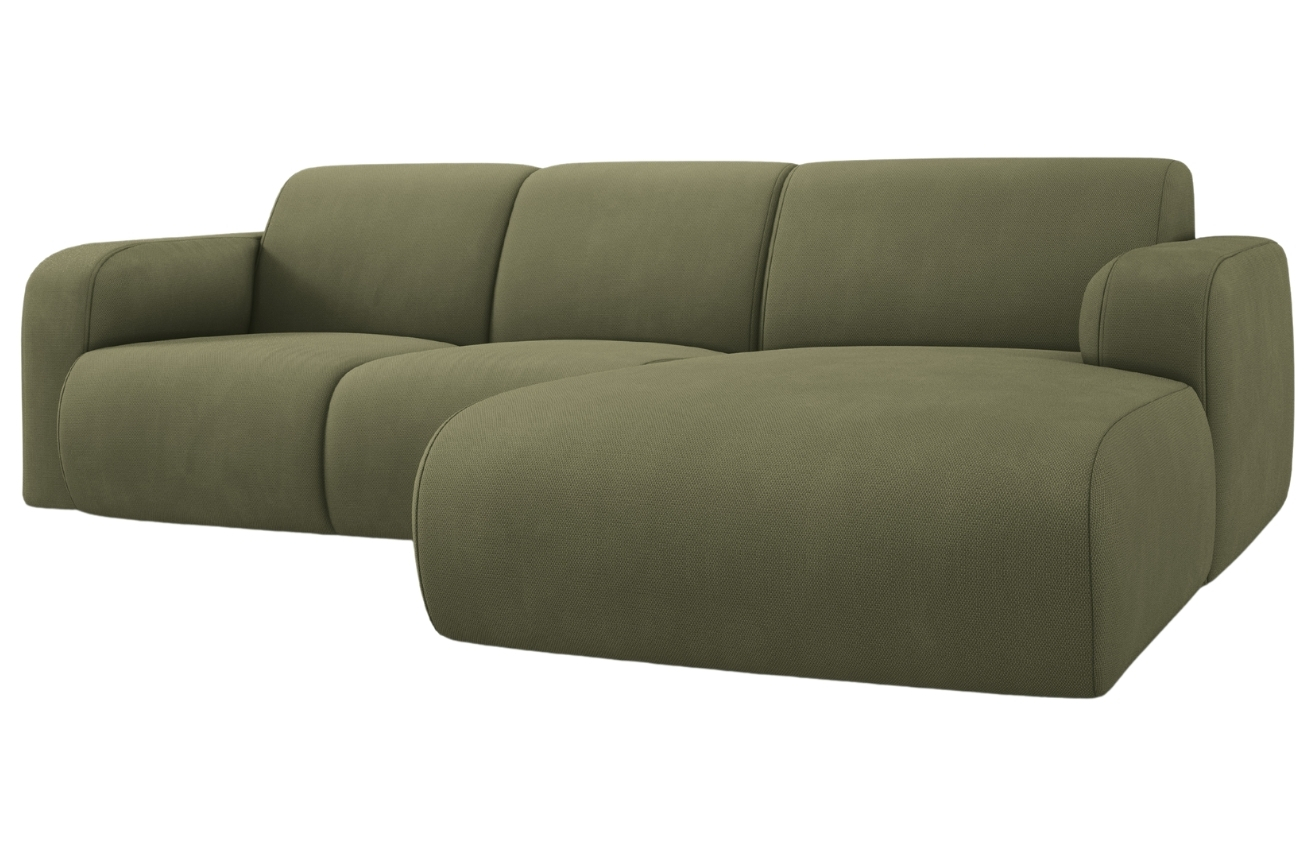 Windsor & Co Světle zelená rohová pohovka Lola 250 cm