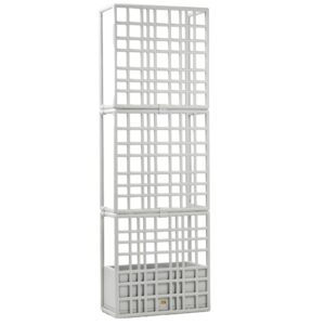 Nardi Bílá plastová samonosná živá stěna Sipario 211 x 71 cm