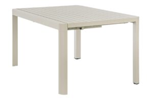 Bizzotto Hliníkový rozkládací zahradní jídelní stůl Kiplin 149 x 97/149 cm