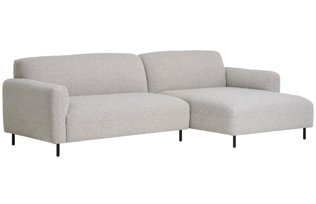 Nordic Living Bouclé rohová pohovka Salvador 265 cm
