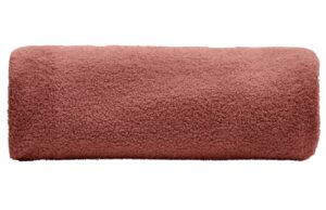 Kave Home Terakotově červený bouclé potah na taburet Kaeli 90 cm