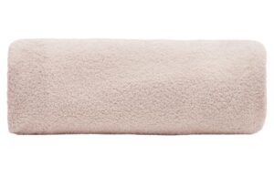 Kave Home Růžový bouclé potah na taburet Kaeli 90 cm