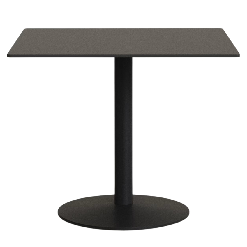 Kave Home Černý bistro stolek Esilda 90 x 90 cm