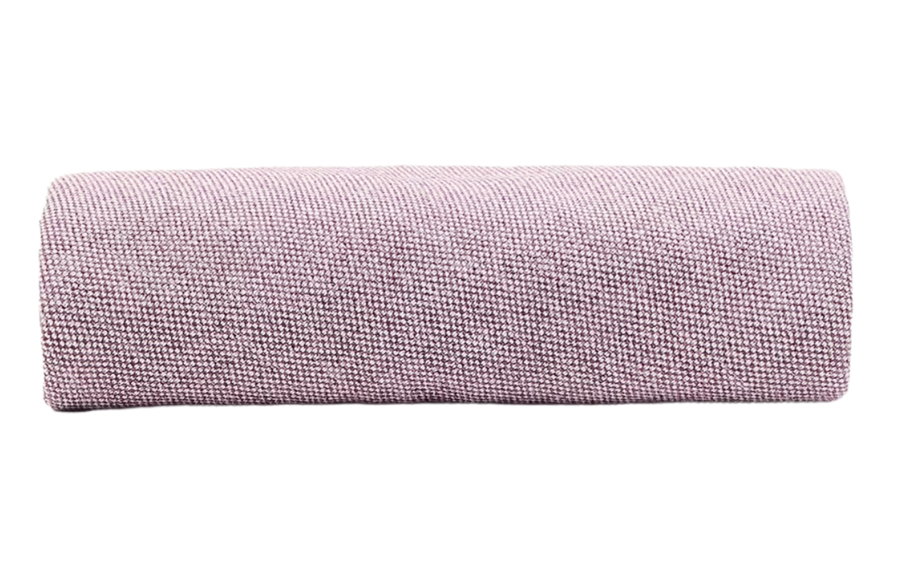 Kave Home Fialový potah na taburet Kaeli 43 cm