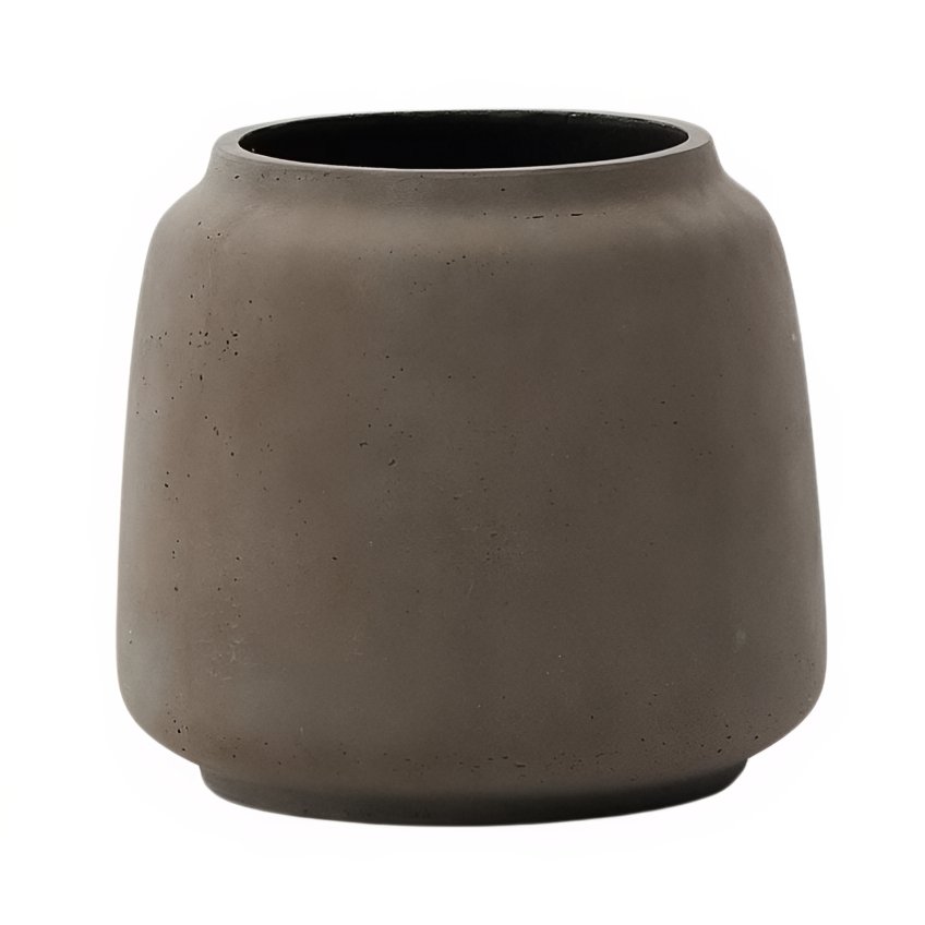 Kave Home Šedý zahradní květináč Lira Ø 40 cm