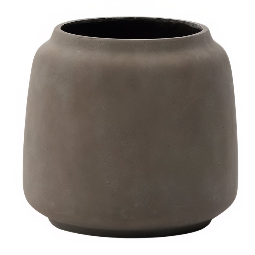 Kave Home Šedý zahradní květináč Lira Ø 53 cm