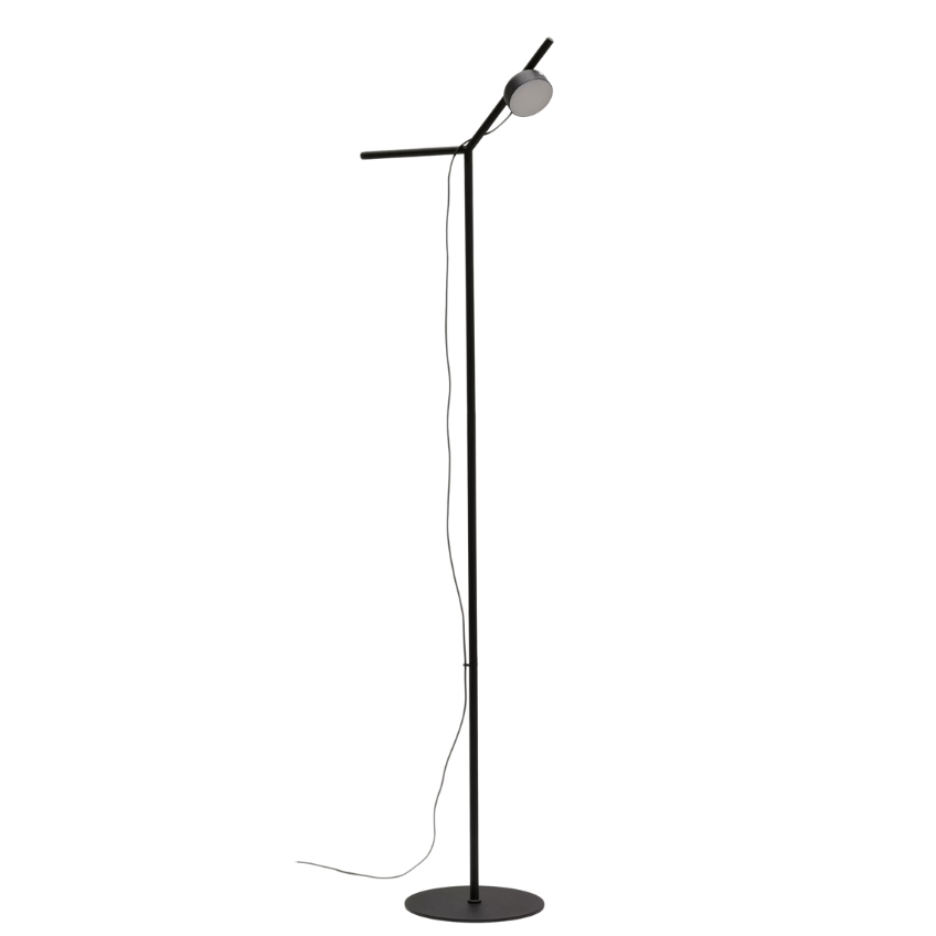 Kave Home Černá kovová stojací lampa Orey 160 cm