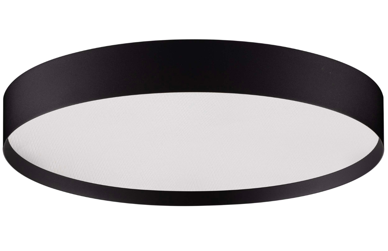 Nova Luce Černé kovové stropní LED světlo Roi 40 cm