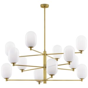Nova Luce Skleněné závěsné světlo Balor 100 cm