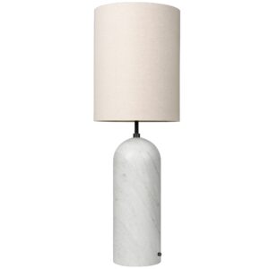 GUBI Mramorová stojací lampa Gravity 130 cm