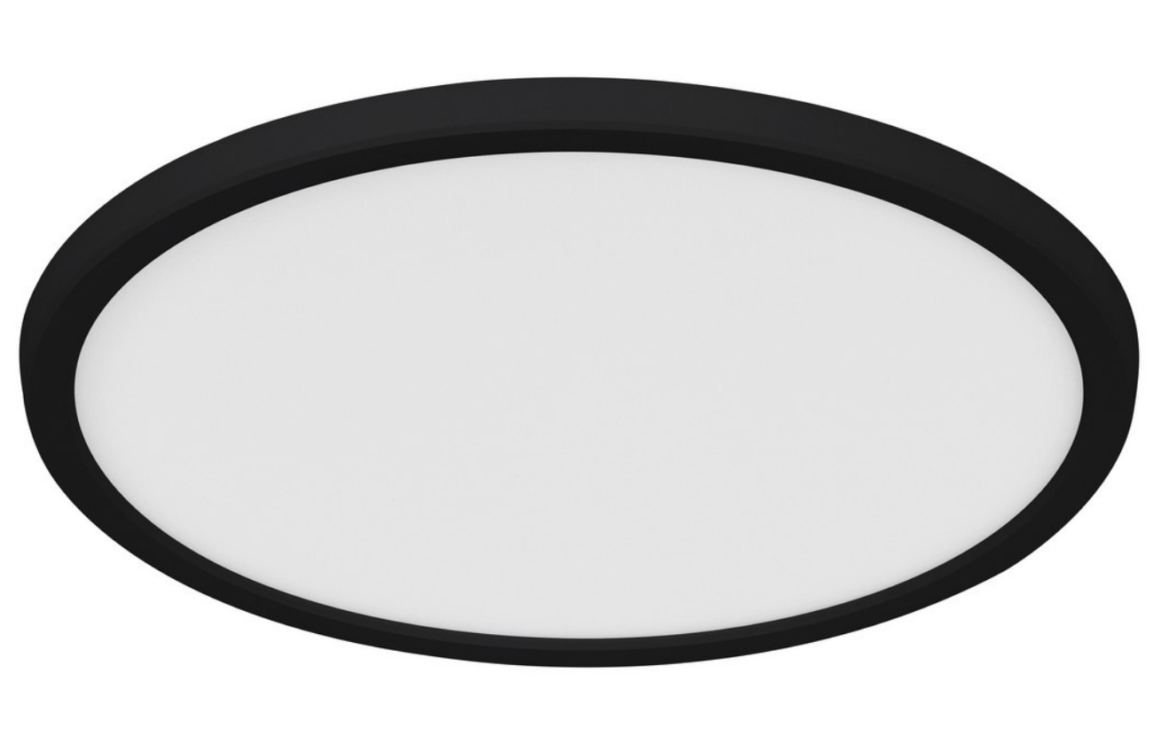 Nordlux Černé plastové stropní LED světlo Oja Smart 30 cm