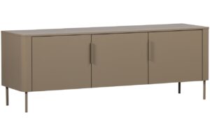 WOOOD Béžovohnědý dřevěný TV stolek Gunnar 154 x 44 cm