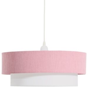 Kave Home Růžové závěsné světlo Bianella 40 cm
