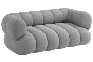Cosmopolitan Design Šedá dvoumístná pohovka Koge 180 cm