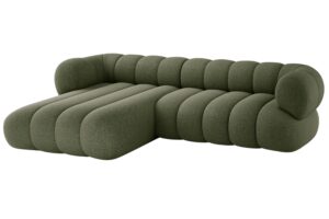 Cosmopolitan Design Zelená rohová pohovka Koge 270 cm