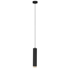 Nova Luce Černé zavěsné světlo Nessi 6 cm